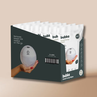Breast Pump Eco Wipes 40 Pack - Bubka