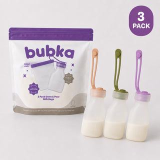 Silicone Store & Pour Milk Bags