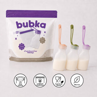 Silicone Store & Pour Milk Bags - Bubka