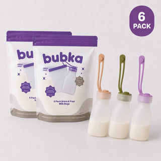 Silicone Store & Pour Milk Bags - Bubka