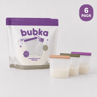 Silicone Store & Snack Milk Bags - Bubka
