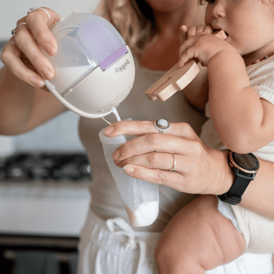 Store & Snack Silicone Breast Milk Bags 3PK - Bubka