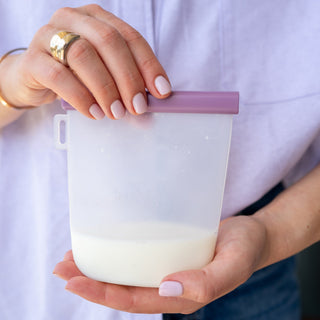 Store & Snack Silicone Breast Milk Bags 3PK - Bubka